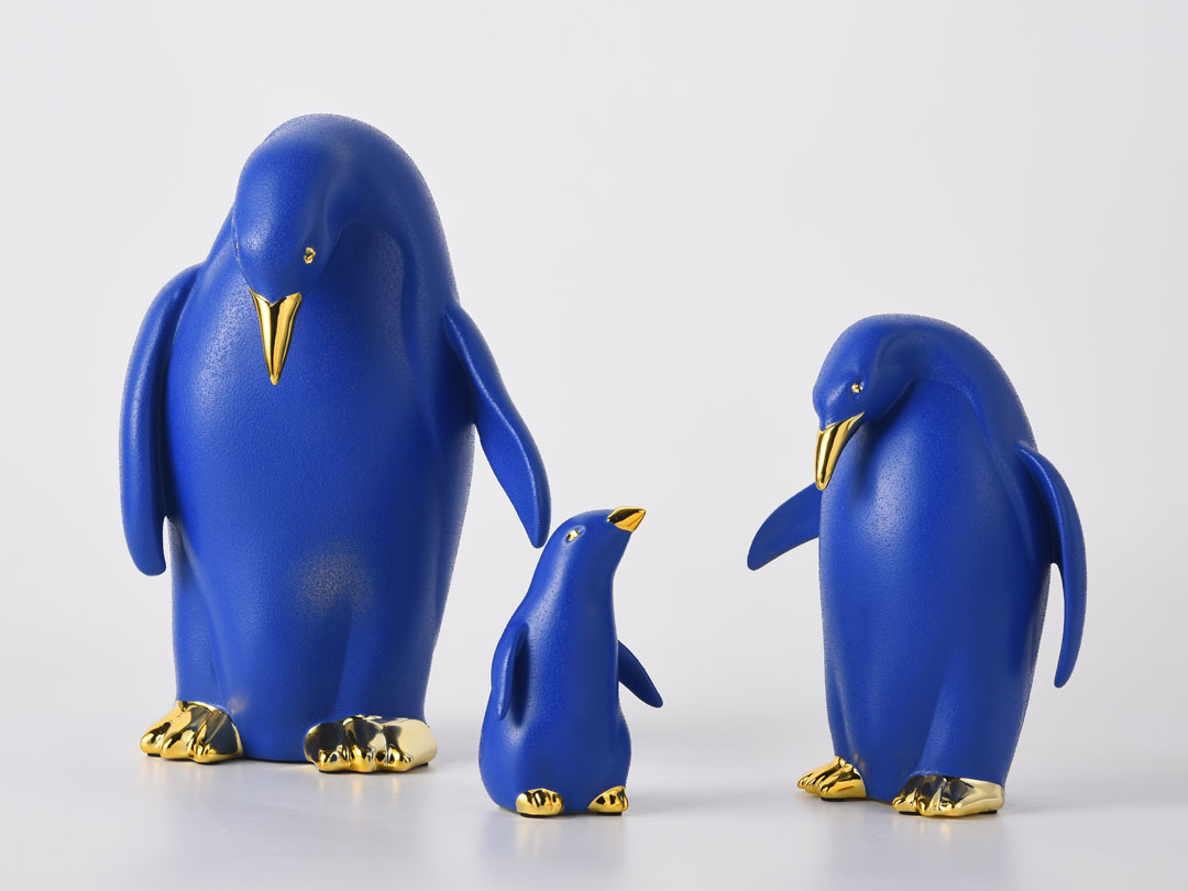 Penguin Resin Decor Skulptuur